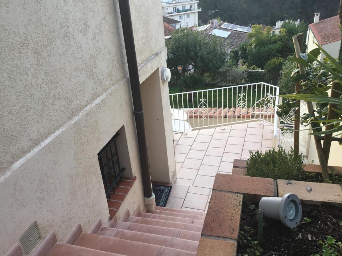 Villa Paradiso, logement avec piscine, Nice Nord Extérieur photo