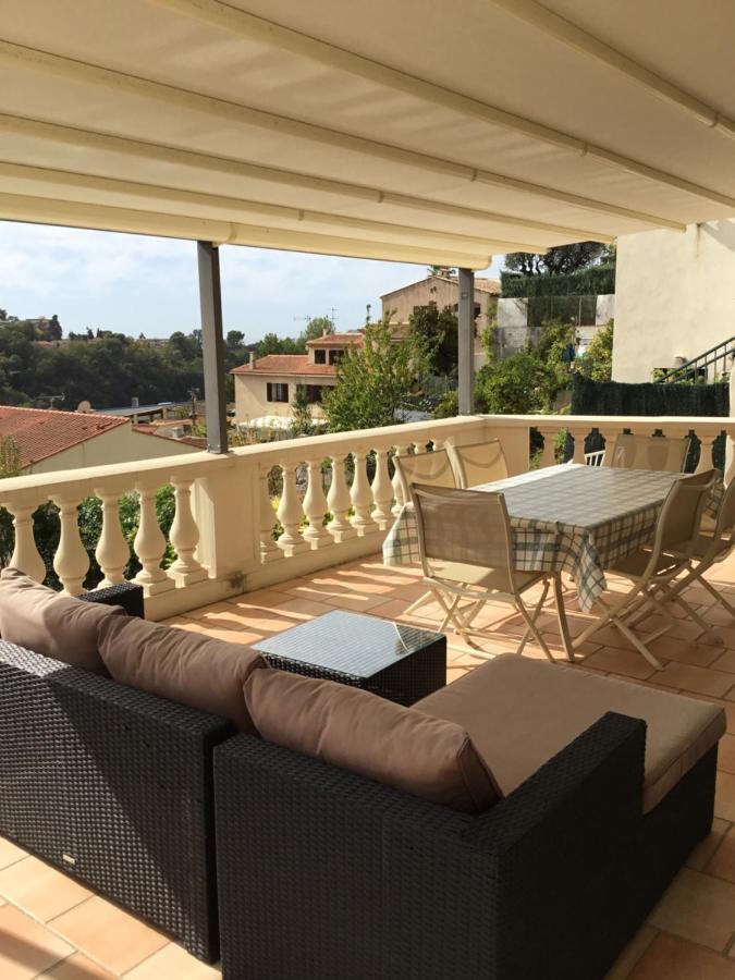 Villa Paradiso, logement avec piscine, Nice Nord Extérieur photo